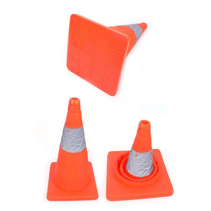Folding Reflective Traffic Barrier Cone for Road Emergency and Expansion Control