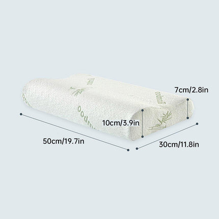 1/2PCS Memory Foam Neck Pillow Wavy Contour Slow Rebound Pillow
