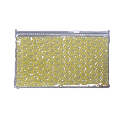 10pcs PVC Bubble Zipper Bag Thick Cosmetic Storage Pouch for Travel and Makeup