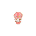 Lovely White Bunny Rabbit Ears Metal Pin