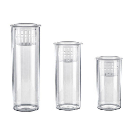 Hydroponic Plant Vase Cylindrical Straight Design Fish Tank for Home Decor
