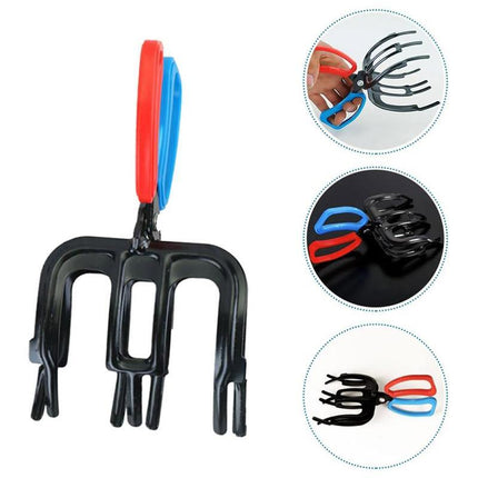 2pcs Fish Clamp Control Pliers Triple Teeth Fish Grabber Fishing Accessories