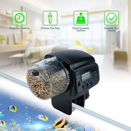 Automatic Fish Feeder Aquarium Tank Regular Feeding Timer Fish Food Dispenser