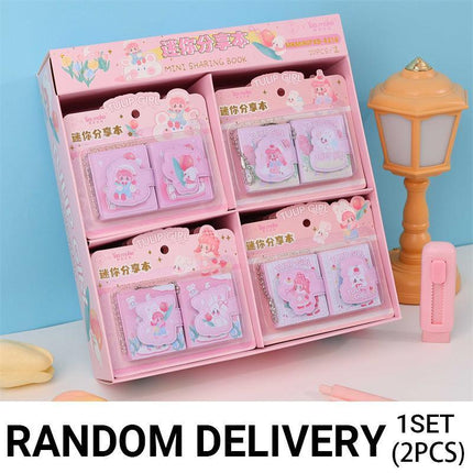 Kids Hand Book Planner Notebook Mini Organizer with Postcards Children Gift Idea RANDOM DELIVERY - Aimall