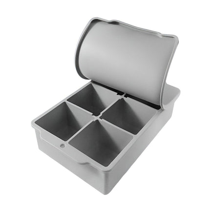 Large Silicone Ice Cube Mold Food Grade Whiskey Ice Block Tray Homemade Ice Cube