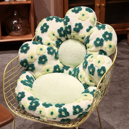 Cute Soft Seat Cushion Flower Shaped Lazy Sofa Pad for Office Chairs and Home Use