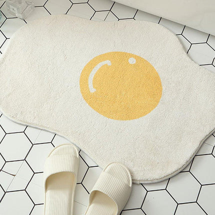 Simple Irregular Living Room Rug Bedroom Bedside Floor Mat Soft Modern Carpet