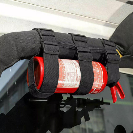 Auto Car Fire Extinguisher Mount Holder Strap Fixing Belt Car Fire Extinguisher