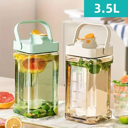 Large Capacity 3.5L Cold Water Kettle Home Use Beverage Dispenser Jug Mug