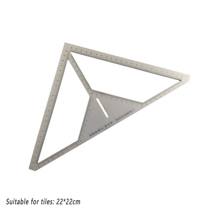 Industrial Floor Drain Positioning Ruler Multi-pattern Measuring Tool Accessory