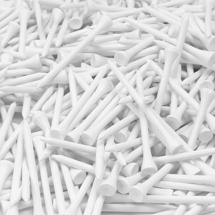 100pcs Wooden Golf Spikes Durable Wooden Tees Golf Accessories