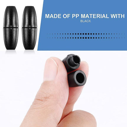 10-50X Black Breakaway Plastic Clasp Clasps Silicone Bead Necklace Lanyard Safety Pop - Aimall