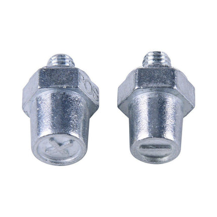 2Pcs Battery Terminal Posts For M8 8mm Bolts Positive Negative For Car Boats
