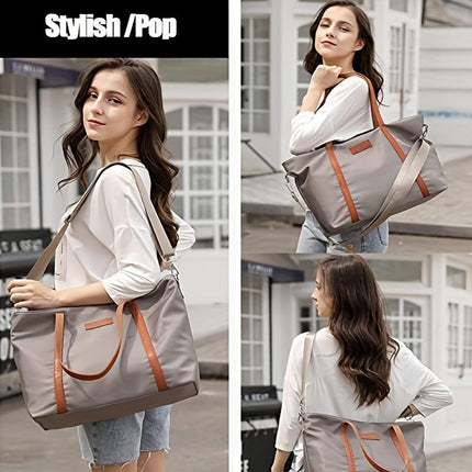 Fashion Nylon Shoulder Bag Large Capacity Tote Handbag Travel Purse for Women