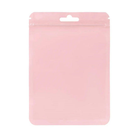 100pcs Macaron Colour Zip Lock Bags Transparent Seal Pouches