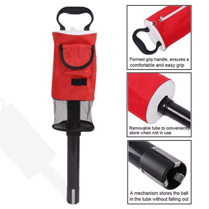 Golf Mesh Ball Pickup Tube Golf Accessories Portable Golf Ball Retriever Tool