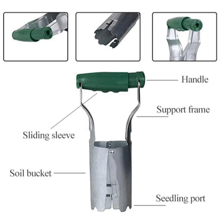 2pcs Household Seed Transplanter Tool Garden Transplanting Picker Planting Aid