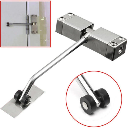 Simple Household Door Closer with Buffer Spring Easy Rebound Closing Device