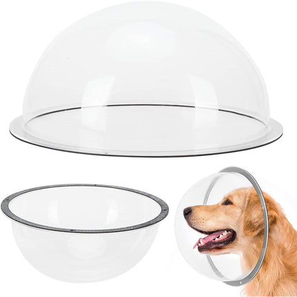 Dog Porthole Window Round Transparent for Fence Pet Peek Look Out Durable Dome - Aimall