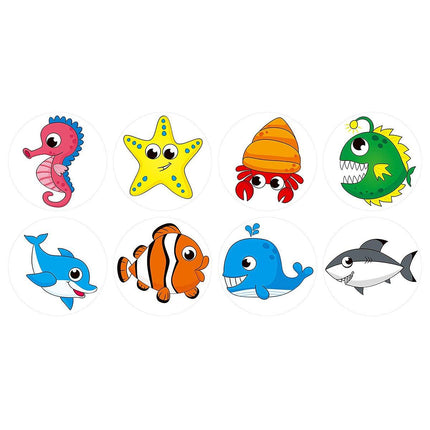 2 Rolls Animal Thank You Stickers for Toy Packaging and Decorative Gift Labelling