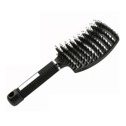 Detangle Nylon Boar Bristle Brush Hairbrush Smooth Hair Head Scalp Massage Comb - Aimall