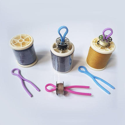 60x Sewing Spool Thread Bobbin Holder Clamp Clips Bobbin Buddies For Embroidery - Aimall