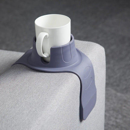 Couch Cup Holder Silicone Drink Coaster Tray Sofa Armrest Stand Car Cup Holder