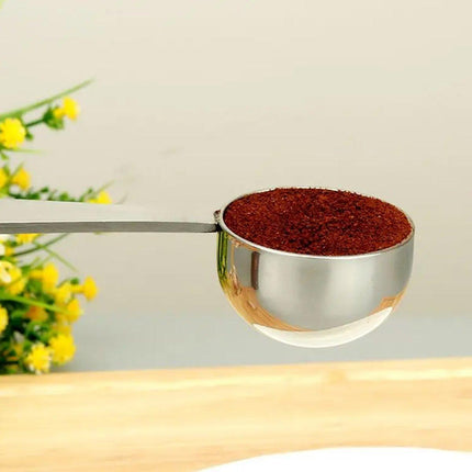 2-in-1 Coffee Spoon Espresso Measuring Spoon Powder Tamper Coffee Scoop Tamping