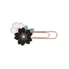 Bookmark Sakura Flowers Metal Bookmark Cherry Blossom Kids Paper Clip - Aimall