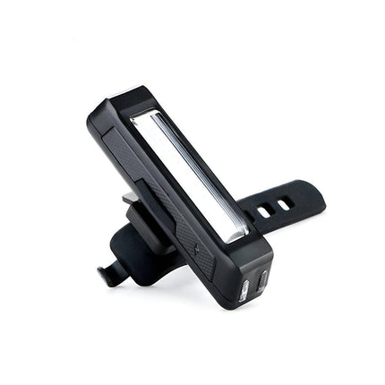 1x USB Rechargeable LED Bike Front Light headlight lamp Bar rear Tail Wide Beam
