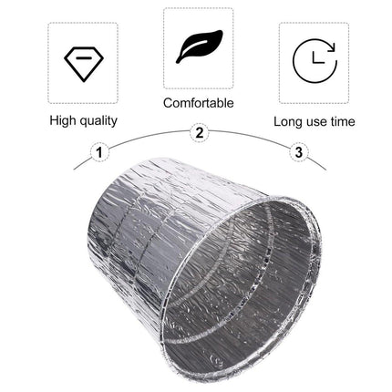 20pcs Tin Foil BBQ Bucket Liners Disposable Outdoor Grill Liner for Cookin