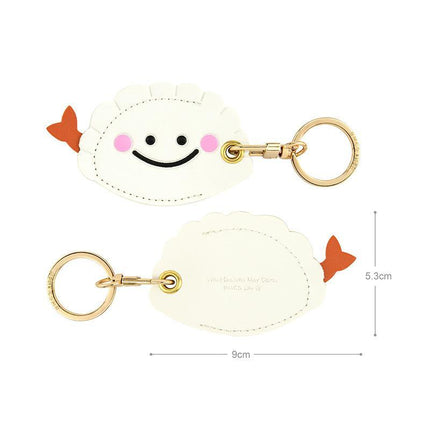 Smile Rice Cheese Keychain Car Keys Ring Mini Food Japanese Adorable Cool Gifts - Aimall