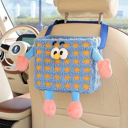 Car Wastebasket Seatback Hanging Storage Bin for Car Trash and Organizing
