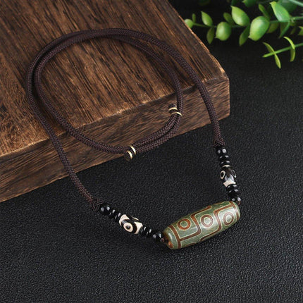 Ethnic Bead Choker Necklace Cotton Linen Fashion Jewelry Accessories for Women