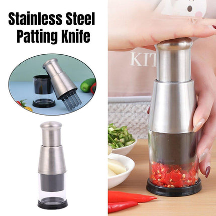 304 Stainless Steel Garlic Press Crusher Manual Garlic Mincer Kitchen Tool