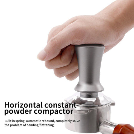 Adjustable Coffee Tamper with Scale Constant Pressure Espresso Powder Press Tool
