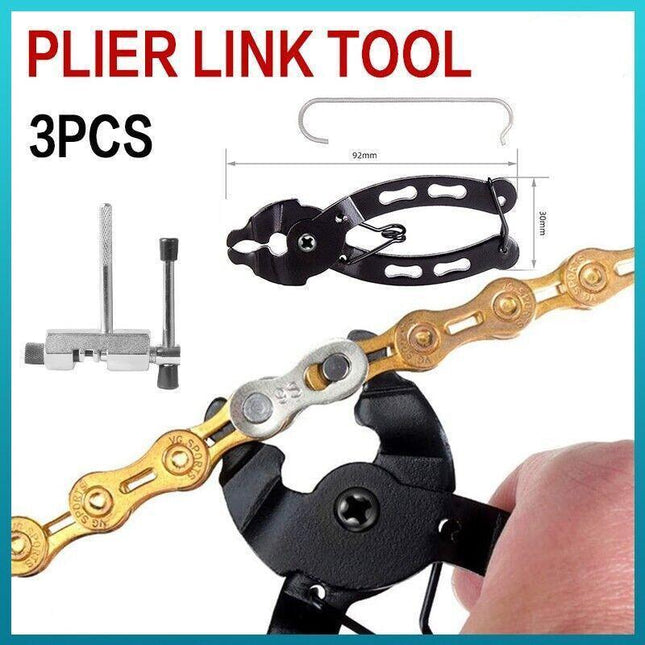 Bicycle Chain Hook Plier Link Tool Bike Repair Extractor Cutter Breaker Cycling - Aimall