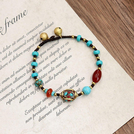 Vintage Ethnic Style Bracelet for Women Simple Weaving String Fashion Jewellery