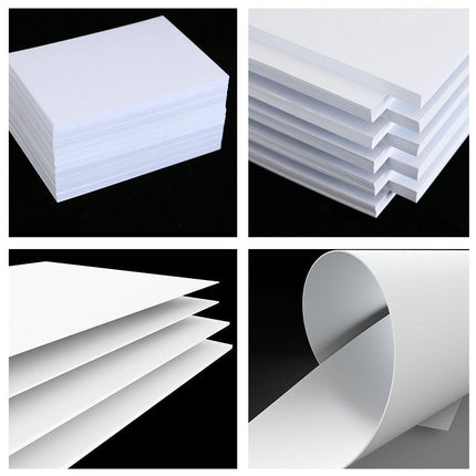 Premium A4 Card Stock 50PCS All Wood White Cardstock Paper for Printing Art