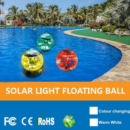 Multi Color Solar LED Underwater Floating Light Glow Swimming Pool Pond Spa Lamp - Aimall