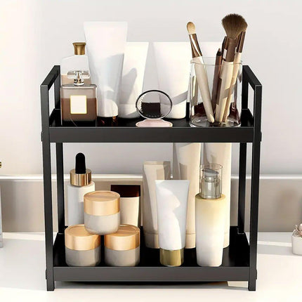 Multi-layer Cosmetic Storage Rack Desktop Organizer for Bathroom Dormitory Use