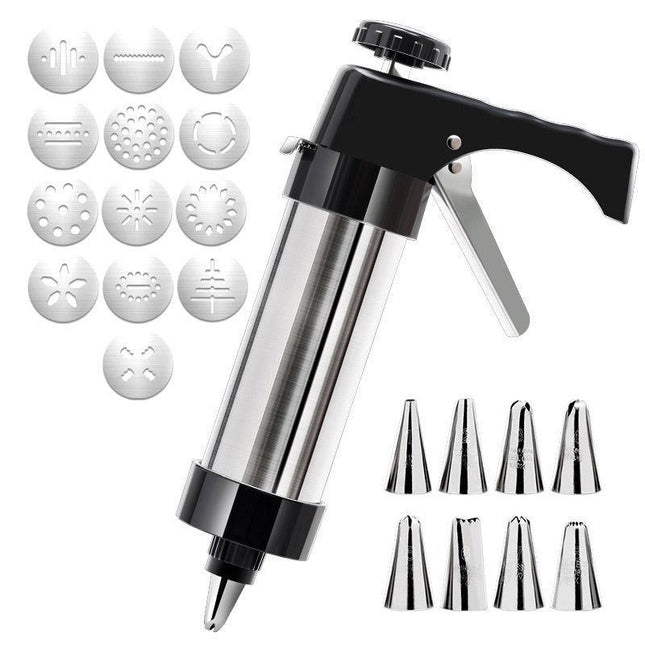Biscuit Maker Squeeze Gun Laminating Gun for Home Baking Tools Moulds Set