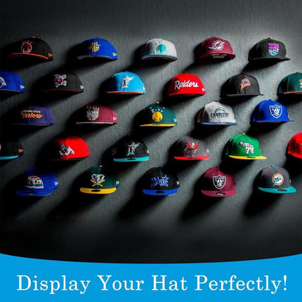 10PCS Self Adhesive Hat Rack Display Hooks Wall Door Baseball Cap Holder Hanger