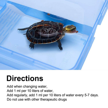 Water Stabiliser for Turtles Reptile Tank Water Conditioner for Healthy Habitat