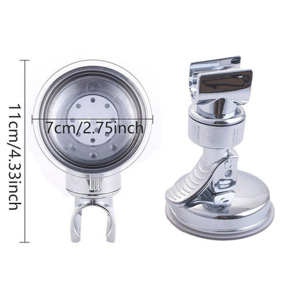Adjustable Shower Head Handset Holder Wall Mount Suction Bracket for Bathroom