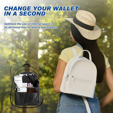 Backpack Liner Organizer Anti-theft Insert Bag For Handbag Travel Cosmetic Bags