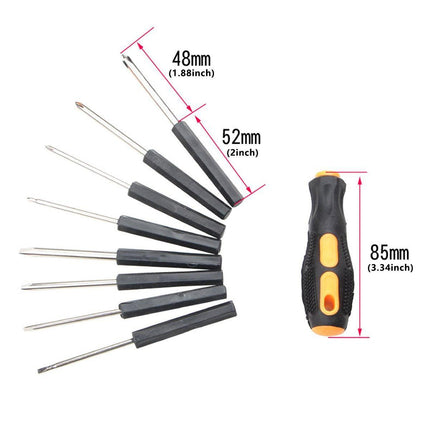 8 in 1 Multi Functional Screwdriver Set Tool Kit for Daily Household Repairs