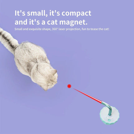 Automatic Self-Amusement Cat Toy Interactive Pet Teaser Toy for Cat Fun Playtime