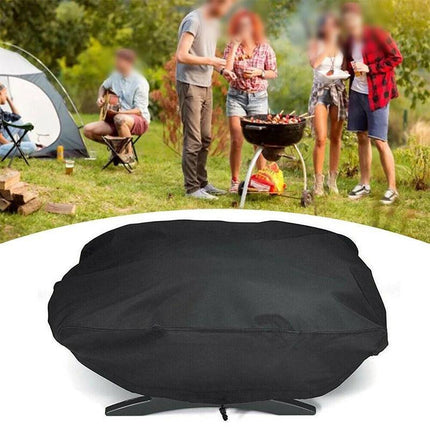 Outdoor BBQ Barbecue Grill Cover Waterproof Dustproof For Weber 7110 Q1000 - Aimall