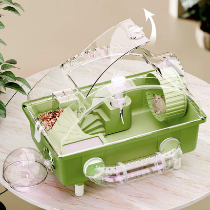 Acrylic Hamster Large Cage Luxury Villa House Playing House for Small Animals